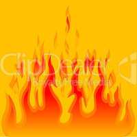 Burn flame fire vector background