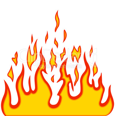 Burn flame fire vector background