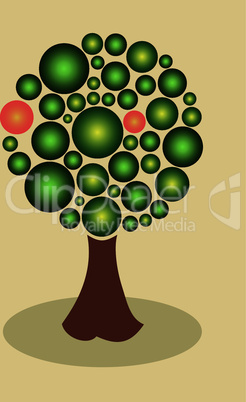 vector abstract tree