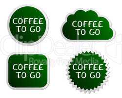 Coffee To Go Buttons