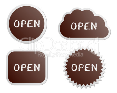 Open Buttons