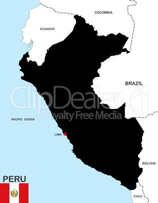 peru map