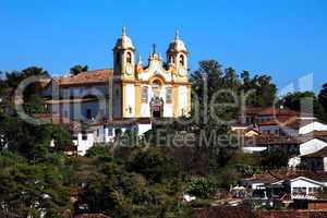 Matriz de Santo Antonio church of tiradentes minas gerais brazil