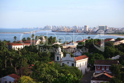 cityscape of olinda and recife pernambuco state brazil