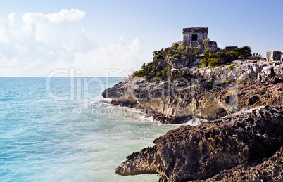 mayan archeologic site of tulum