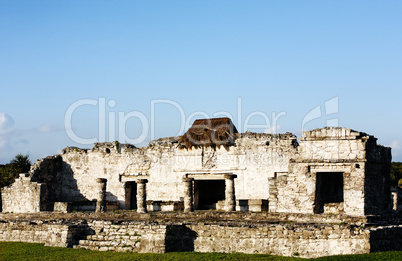 mayan archeologic site of tulum