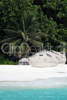 petite anse at La Digue