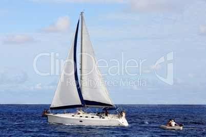 sailing boat cruising