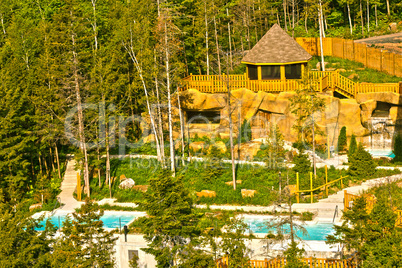 spa of sacacomie hotel lake in quebec canada