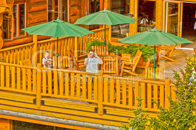 sacacomie hotel lake in quebec canada