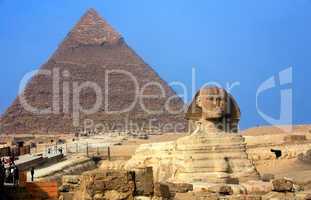 the sphinx & the pyramids