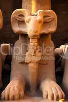 ram statue of the Karnak temple