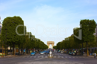 Champs Elysees Avenue Paris