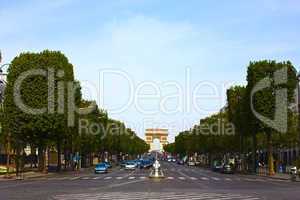 Champs Elysees Avenue Paris