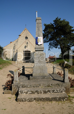 Ile de France, the old church of Courdimanche