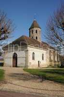the classical church of Condecourt  in Val d?Oise