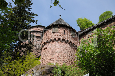 France, Haut Koenigsbourg castle in Alsace