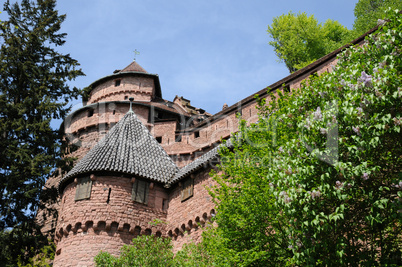 France, Haut Koenigsbourg castle in Alsace