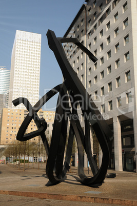 France, modern building in the district of La Defense