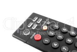 The button of power on a remote control panel