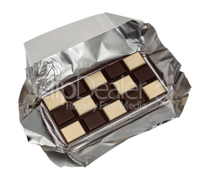 Food collection - Black and white chocolate