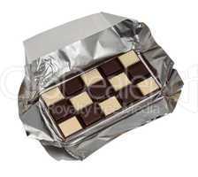 Food collection - Black and white chocolate