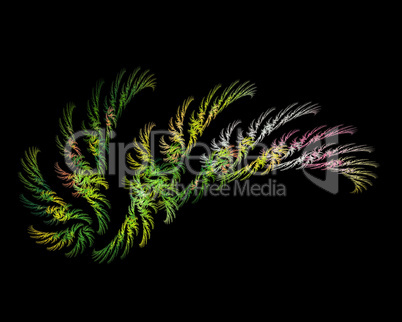 Abstract Fractal Art Wing Object
