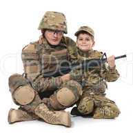 Military Father and Son