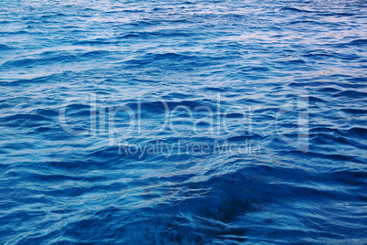 Blue water waves