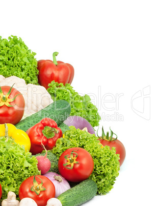 Assorted fresh vegetables