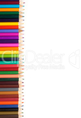 Assortment of coloured pencils