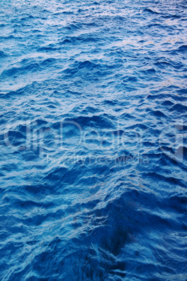 Blue water waves