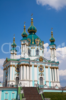 St. Andrew's church in Kyiv, Ukraine