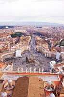 Rome, Italy. Peter's Square in Vatican