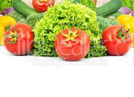 Assorted fresh vegetables