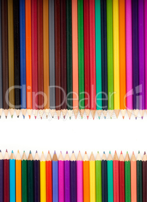 Assortment of coloured pencils