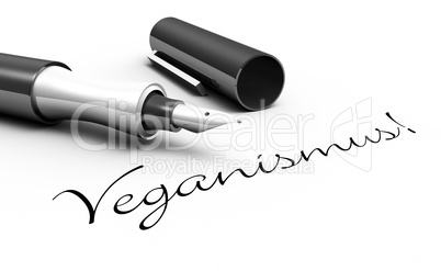 Veganismus! - Stift Konzept