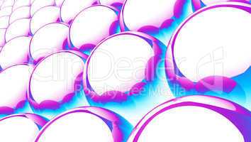 3D Ball Backplate blue purple