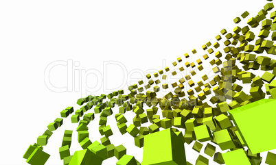 Green Flow cubes