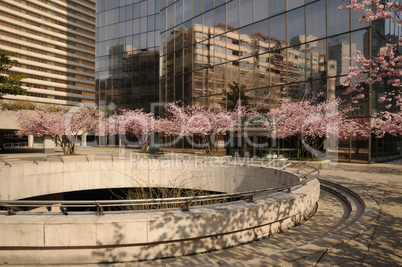 France, modern building in the district of La Defense