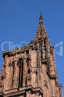 France, the cathedral of Strasbourg in Alsace