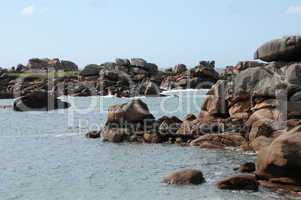 France, granite rocks in Tregastel