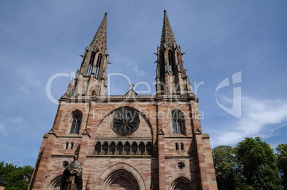 France, church of Obernai in Alsace