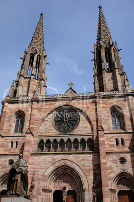 France, church of Obernai in Alsace