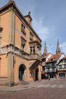 France, city hall of  Obernai in Alsace