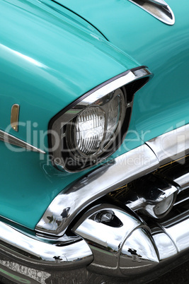 close up of a fifties Chevrolet