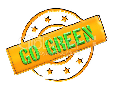 Stamp - GO GREEN