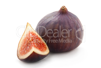 Figs on White Background