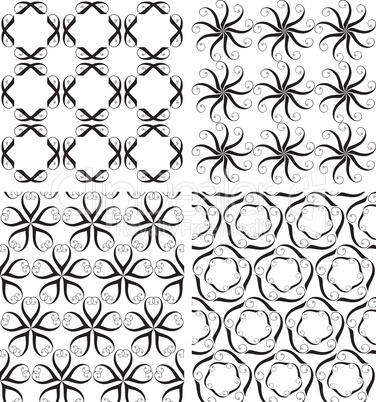 Four seamless patterns