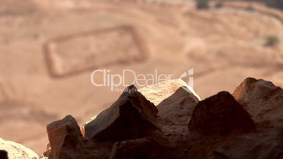 view form Masada